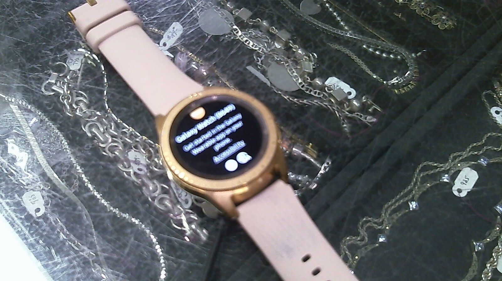 Samsung Galaxy Watch 8649 Pink Gold Bluetooth GPS Smartwatch works
