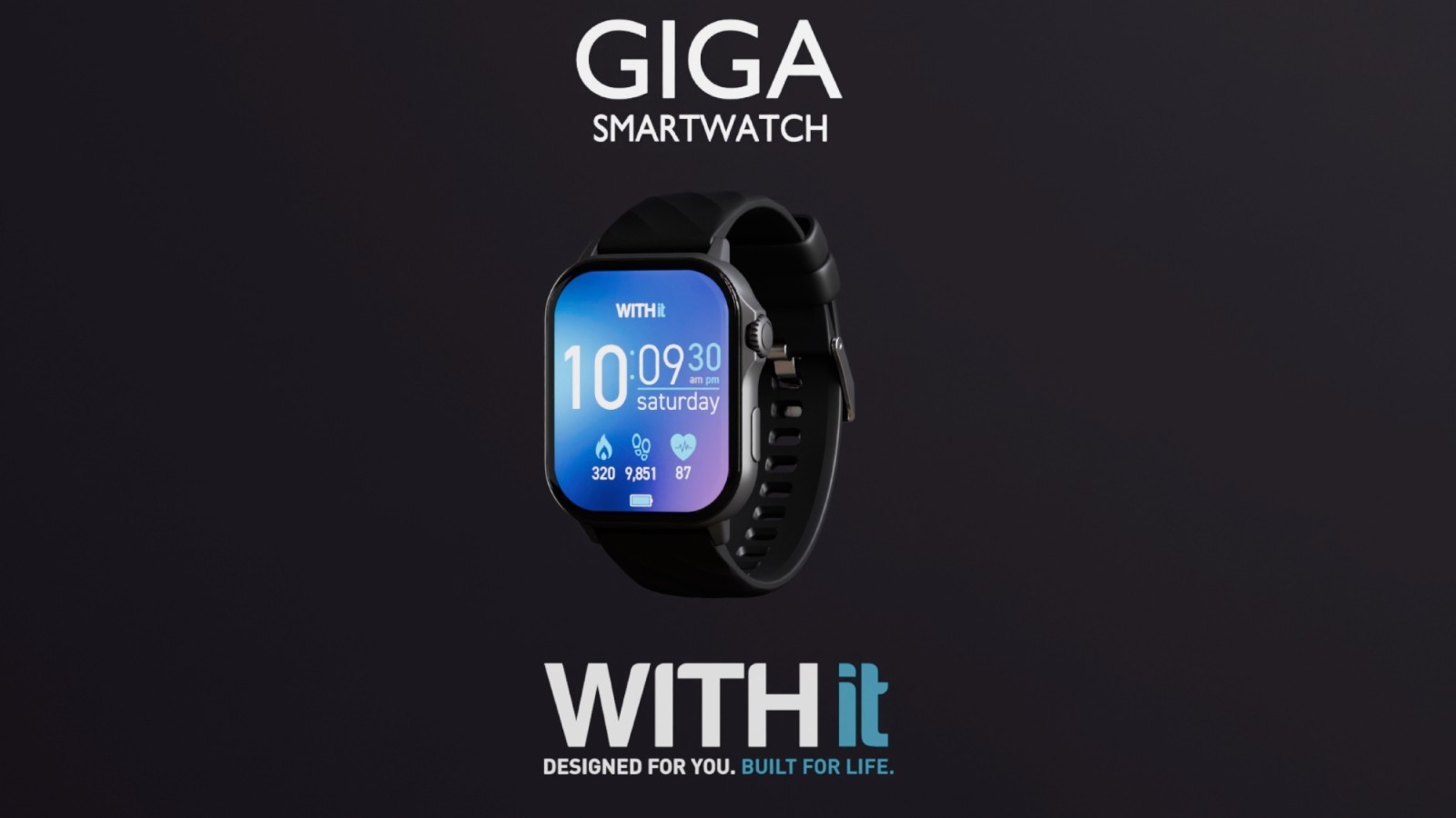 WITHit Giga Smartwatch with AMOLED 2.04″ High-Definition Touchscreen SALE!!!