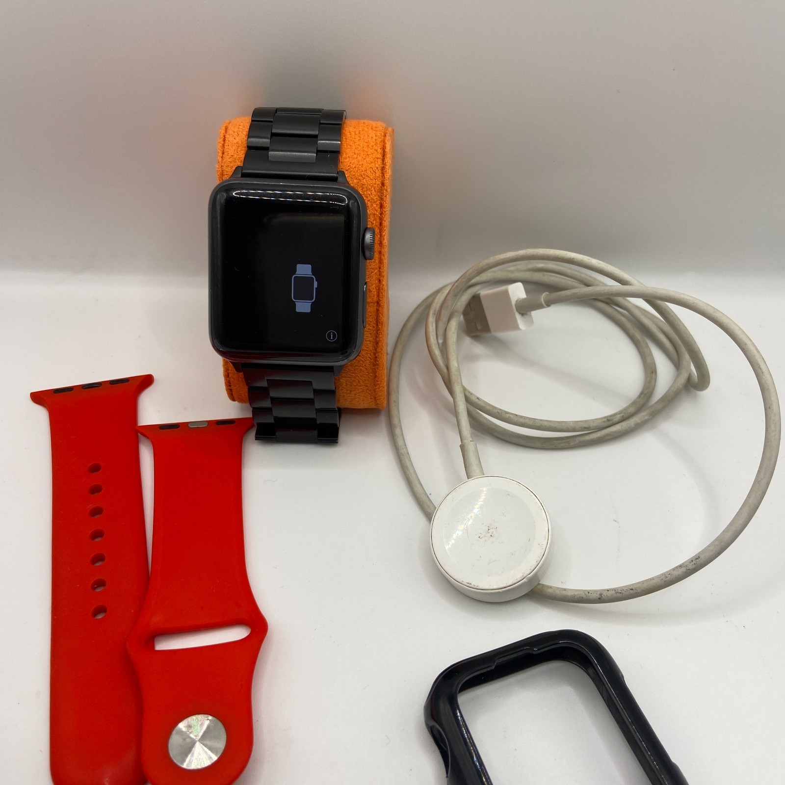 Apple Watch Series 3 Smartwatch Black 42mm Aluminum Case GPS Heart Rate Monitor