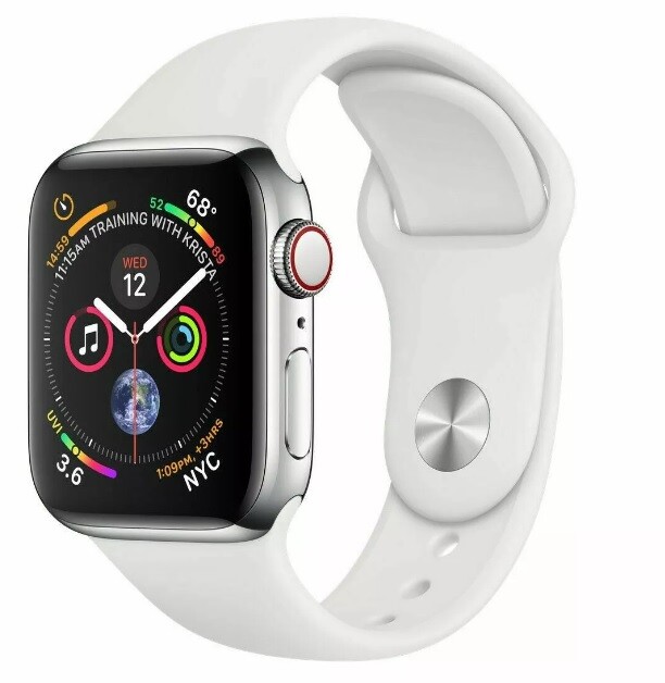 Apple Watch Series 4 40mm 44mm GPS + WIFI + LTE UNLOCKED Stainless Steel