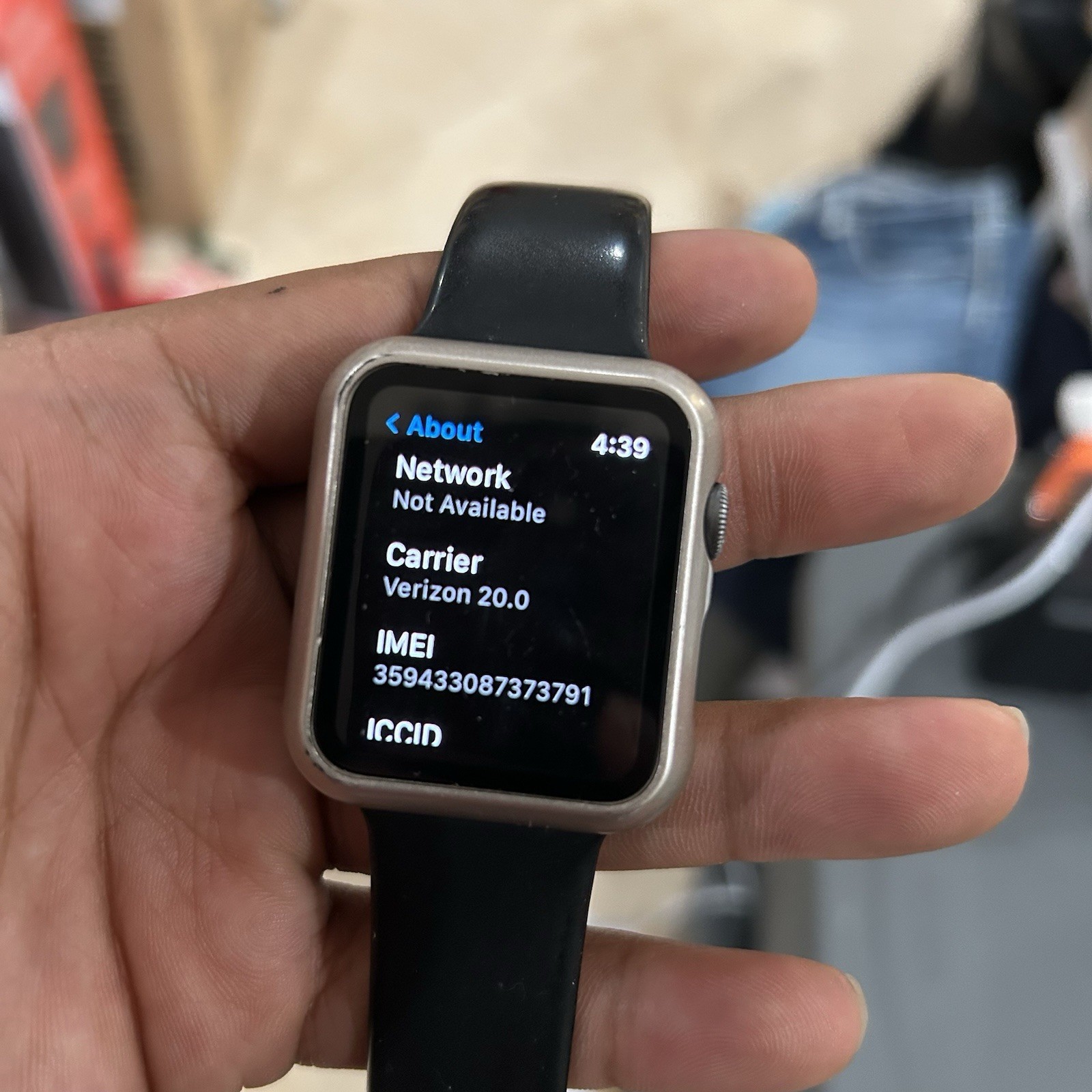Apple Watch Series 42mm Space Gray Silver A1861