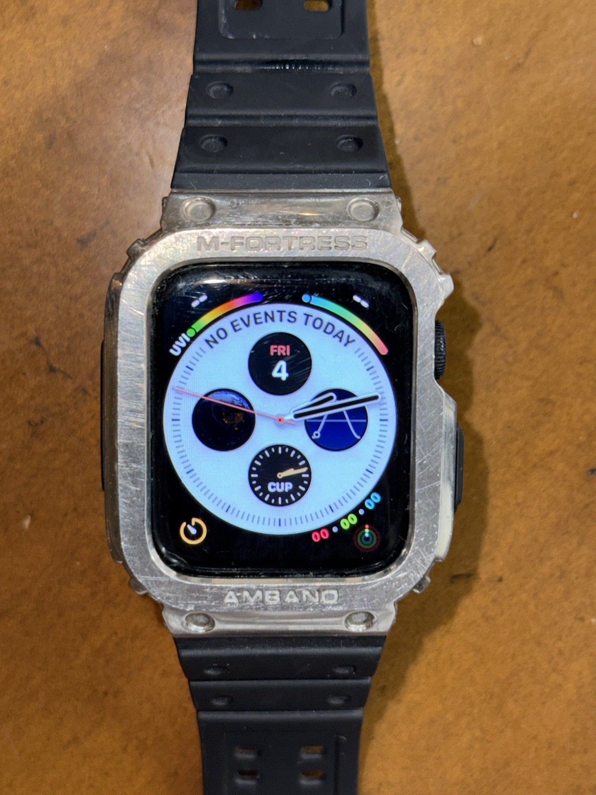 Apple Watch SE 44 mm aluminum case 70N-X Glass GPS LTE WR-50 Meters