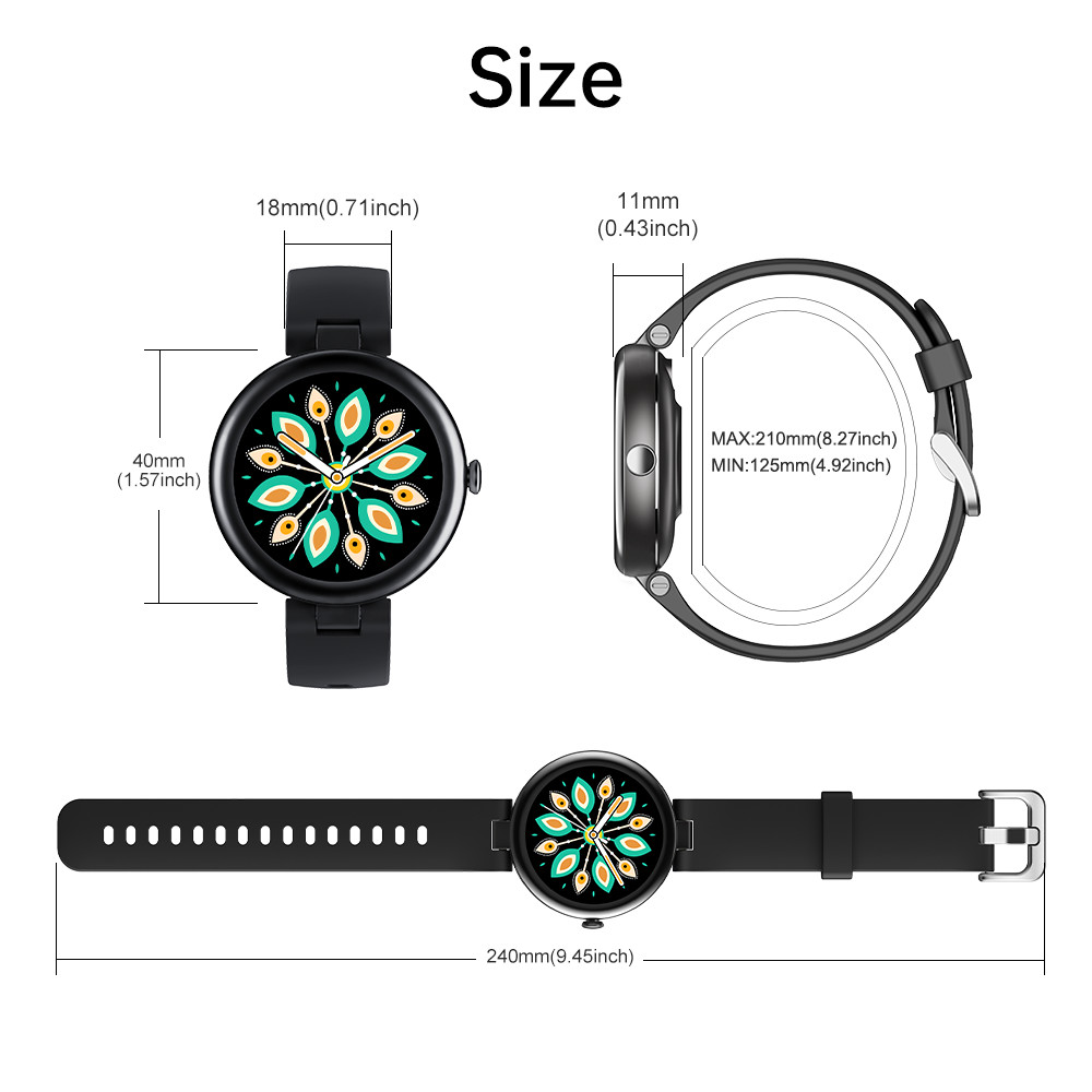 Waterproof Smart Watch for Men Women Compatible with iPhone/Android Phones