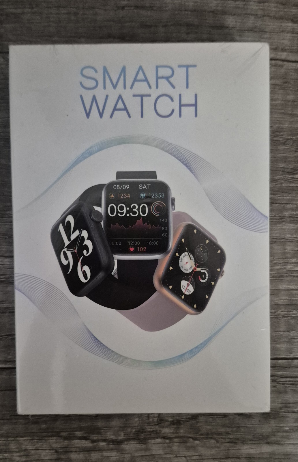 Open Box – EarlySincere Smart Watch with Bluetooth Call Answer/Dial (Black)