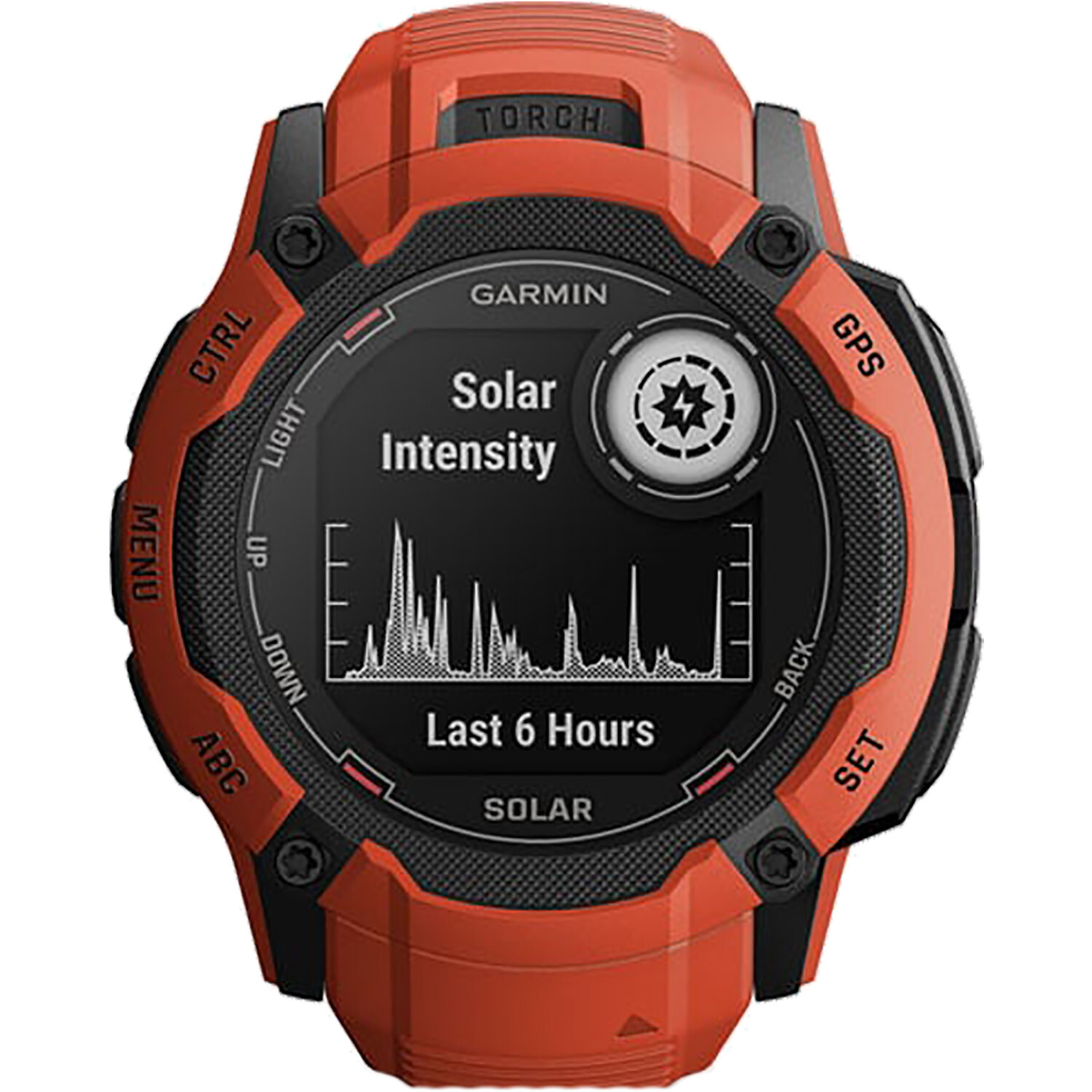 Garmin Instinct 2X Solar 50mm Flame Red GPS + Bluetooth Smartwatch NEW