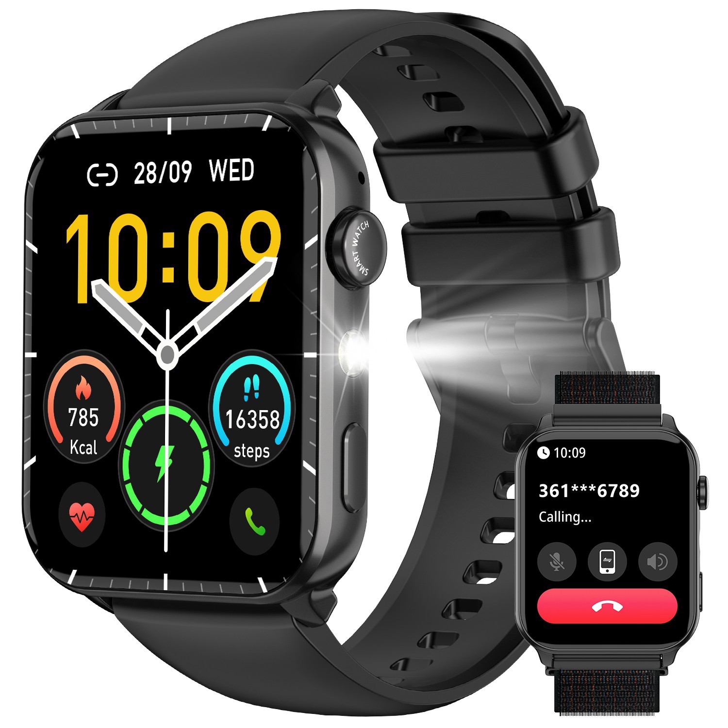 Bluetooth Smart Watch Make Call Fitness Tracker Blood Pressure Oxygen Heart Rate