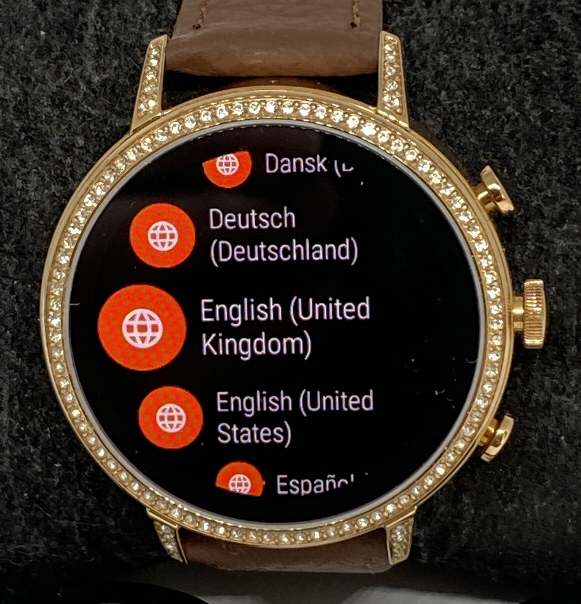 Fossil Gen 4 Authentic Digital Dial Smart Watch Custom Band FTW6015 LT313