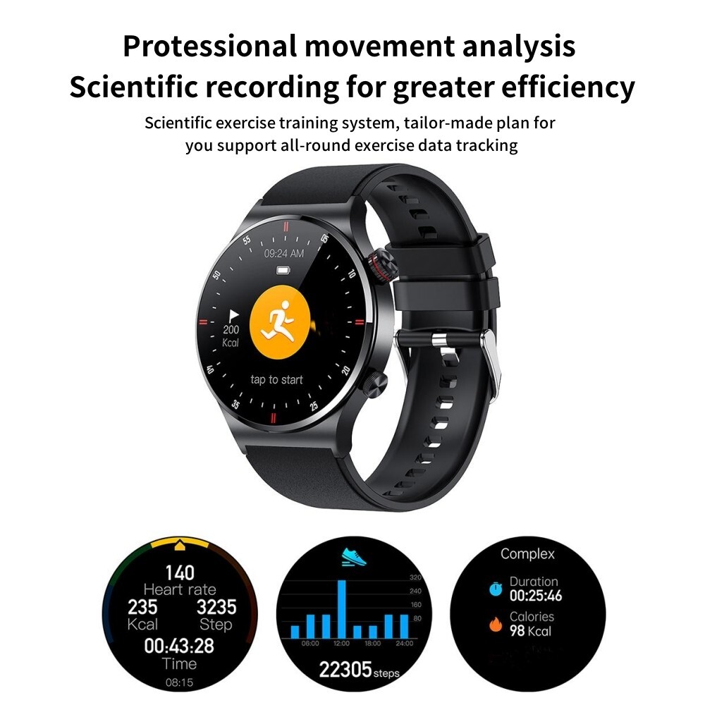 Smartwatch for Men Call Receive/Dial Fitness Tracker Blood Oxygen NFC Waterproof