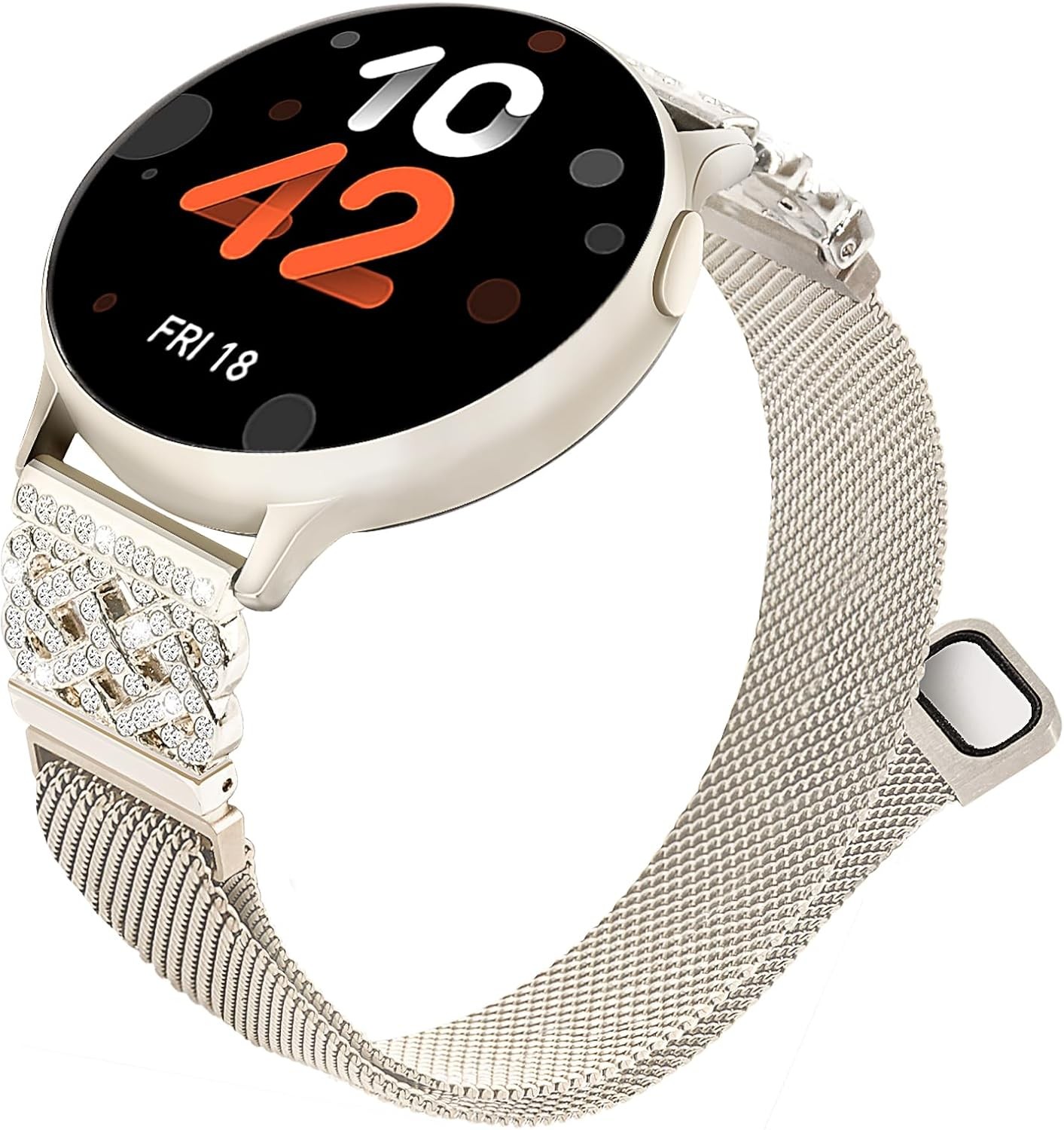 Galaxy Watch 5 Pro 45mm, 4 Classic 46mm Compatible Mesh Loop Strap Band