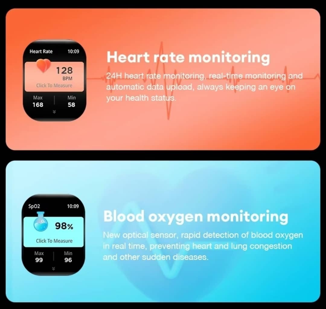 AOLON Smart watch 2.1-Inch HD Curve Screen