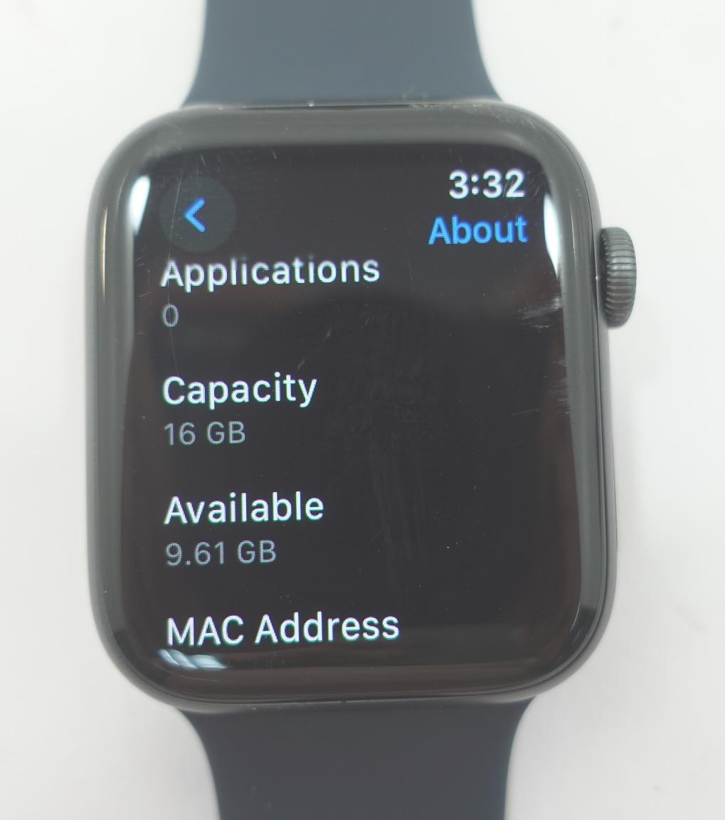 APPLE Watch Series 4 GPS – 44MM Aluminum Case A1978 – Gray