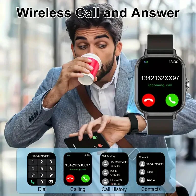 Reloj inteligente para mujer con respuesta/hacer llamadas, HD de 1.83 pulgadas,
