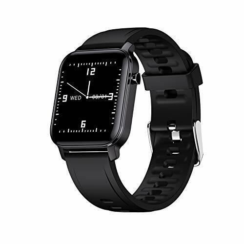 Smart Watch Fitness Tracker-1.4 Inch Full Touch Screen Android Black