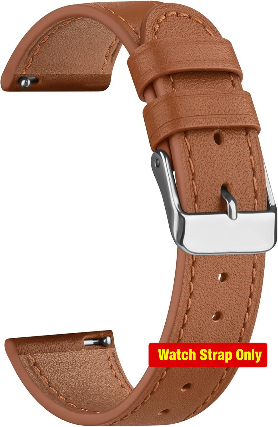 18mm Leather Strap Compatible with Garmin Venu 3S/Vivoactive 4S