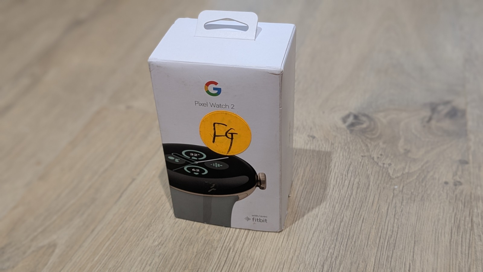 Google Pixel Watch 2 41mm Champagne Gold Case Hazel Band, BT/WIFI (FOR PARTS)