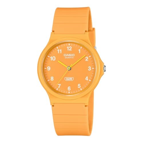 Casio Analog Watch MQ-24B-9B Biomass Plastic Unisex Orange Yellow Quartz