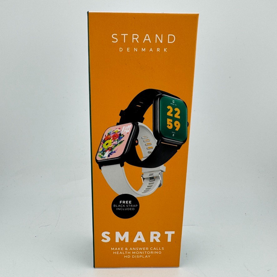 Strand of Denmark Smart Watch – Pink & Black PU Straps