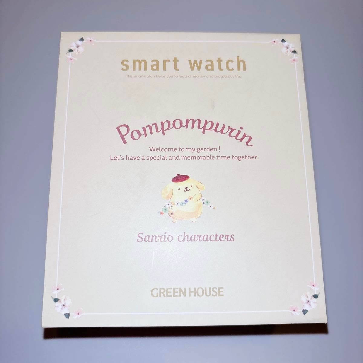 Pompompurin Smartwatch Sanrio Japan GH-SMWL-PN Original Voice IP68 Waterproof