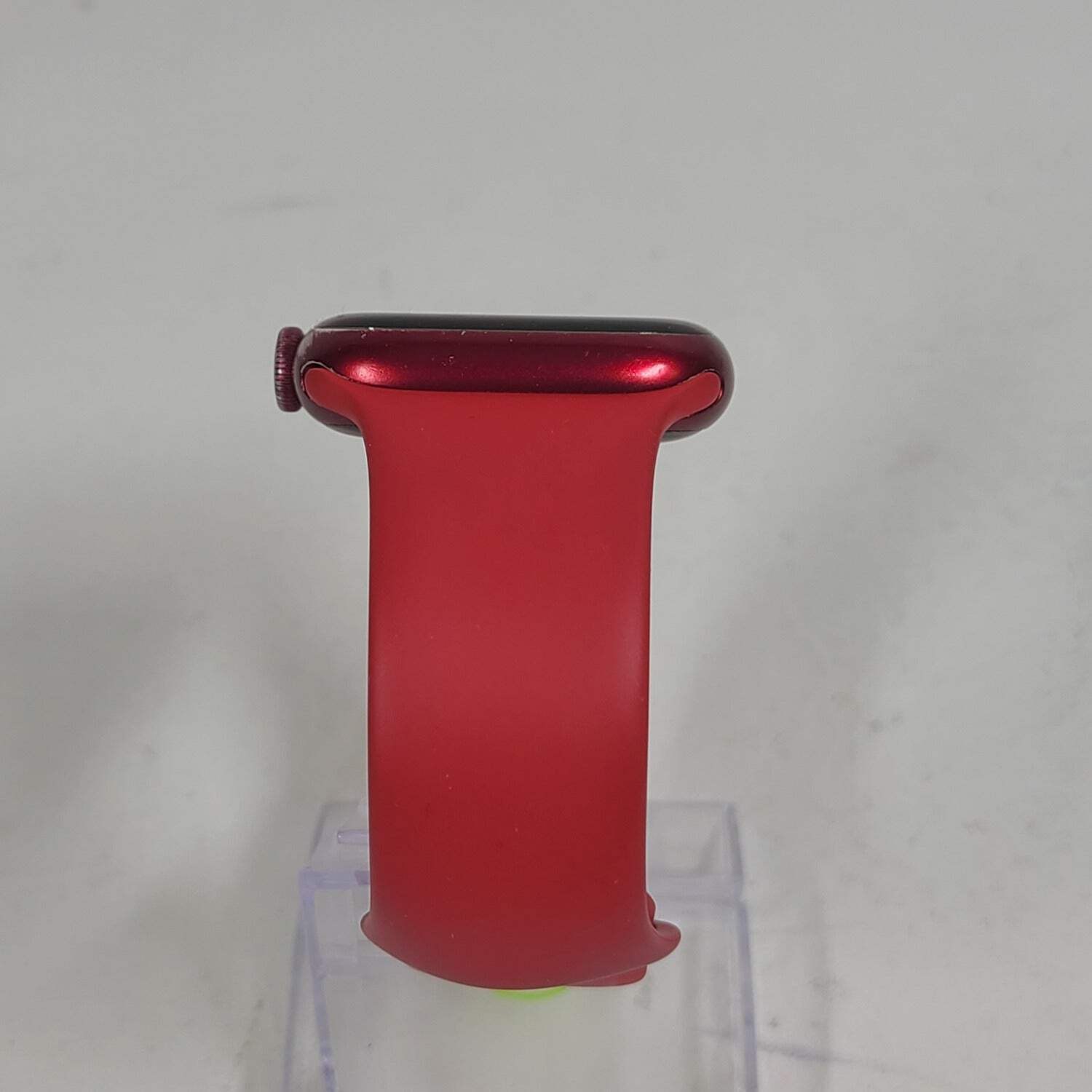 GPS Only Apple Watch Series 7 45MM Red Aluminum Red Sport Band MKJC3LL/A