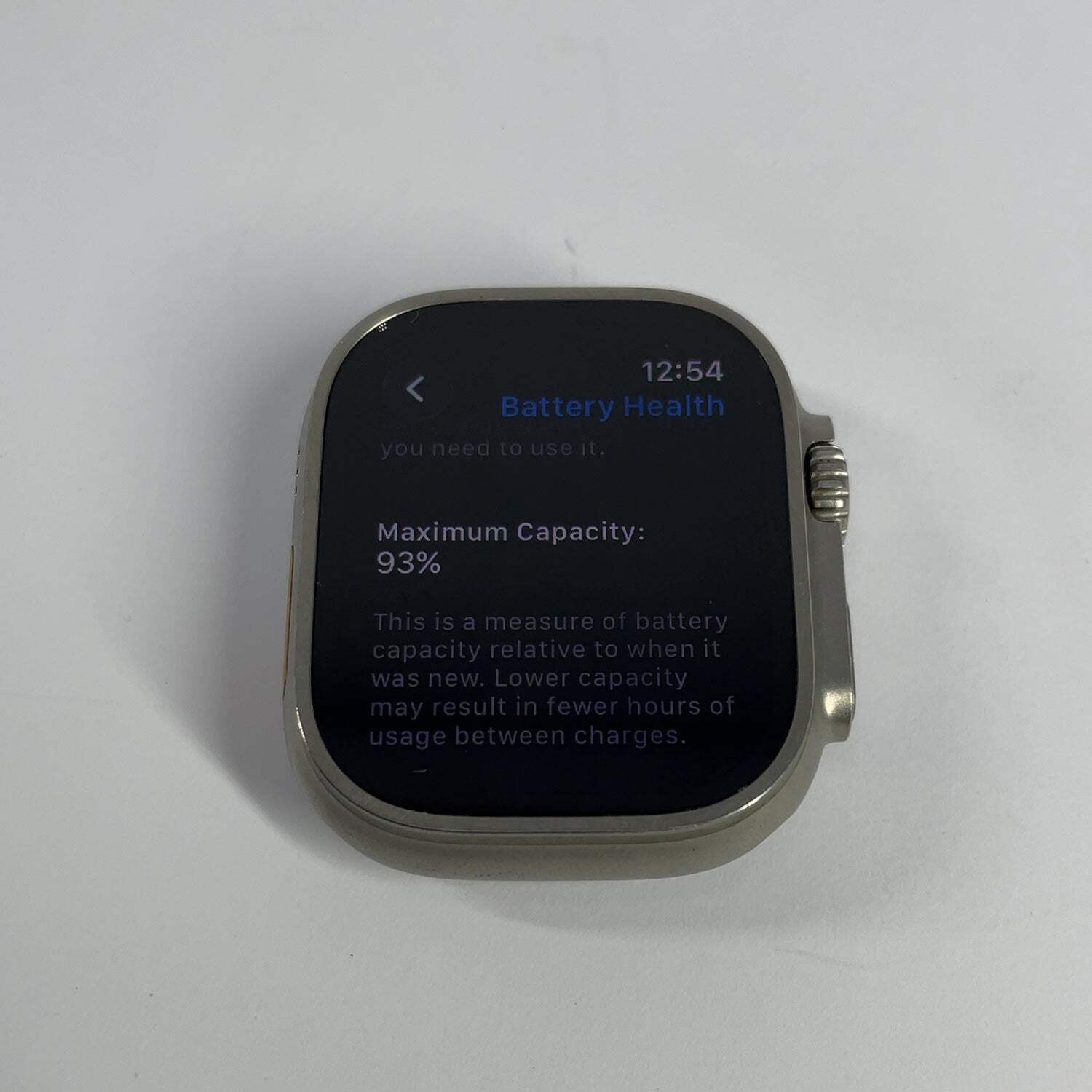 Unlocked Apple Watch Ultra 2 49MM Natural Titanium MREG3LW/A Face Only