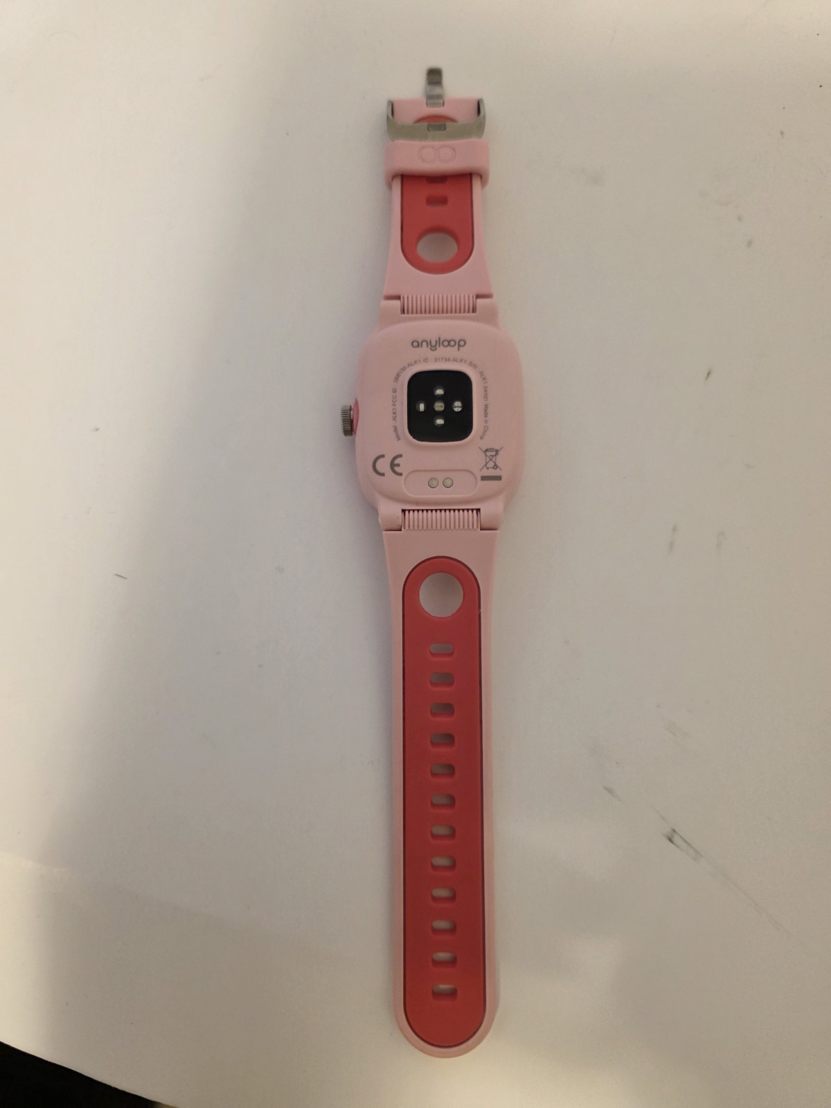 Anyloop Kids Smart Watch Pink Fitness Tracker Touchscreen Watch