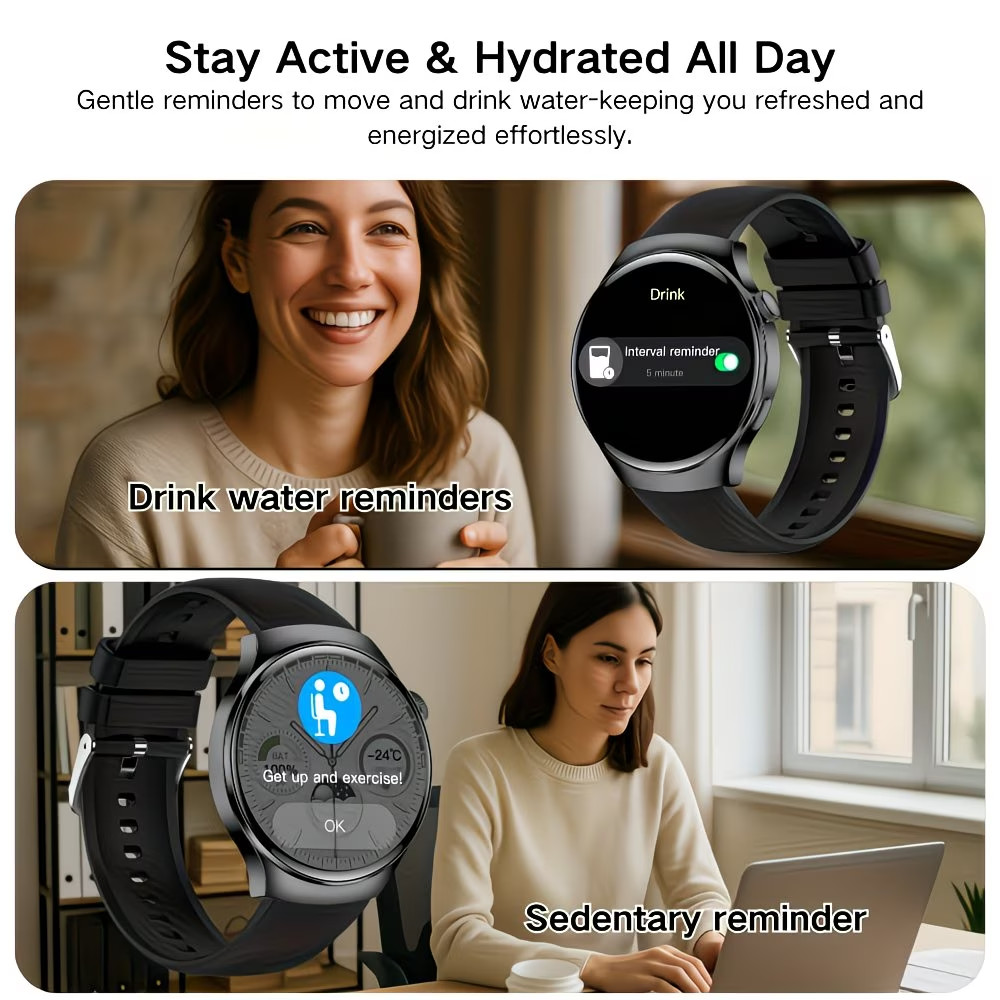 4 Pro Smart Watch Bluetooth Call Fitnes Tracker Men Women conect wit Android iOS