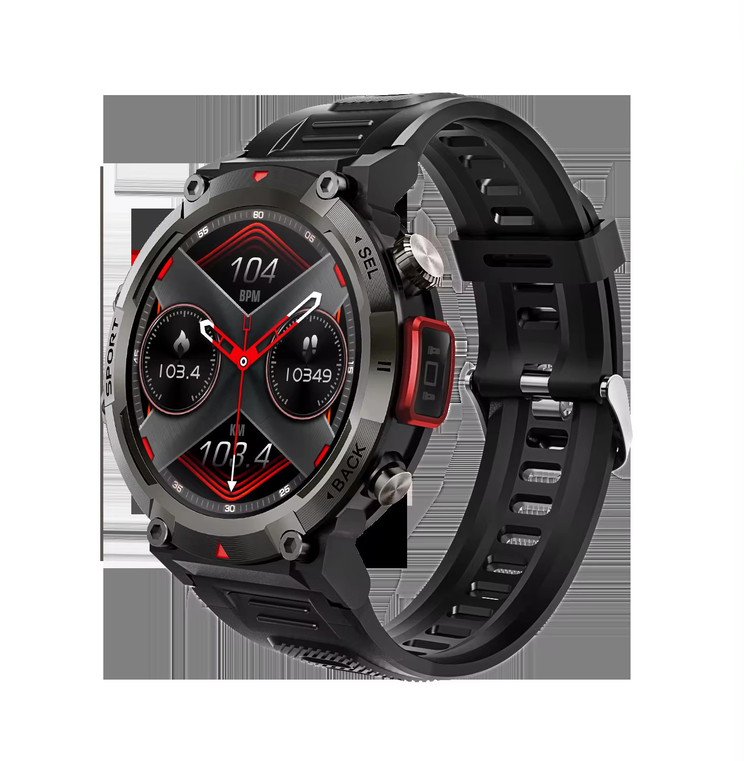 2024 S100 Smart Watch BT Call 1.45″ Screen IP67 Waterproof Sports Fitness Flashl