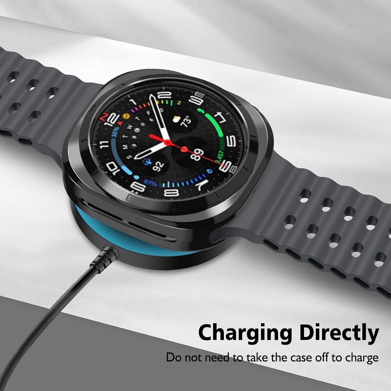 4 Pack Case For Samsung Galaxy Watch Ultra 2025 47mm, Soft TPU Slim Bumper Cover