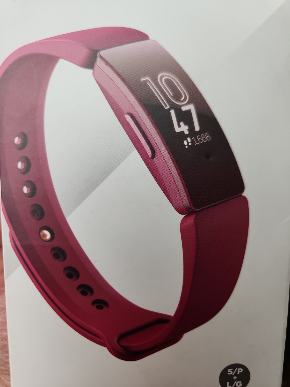 NEW Fitbit Inspire 1 Smartwatch Fitness & Wellness Tracker Pink W/ S&L Wristband
