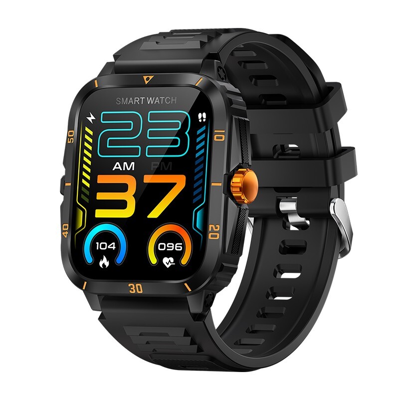 Smart Watch with 1.96″ IPS Full Touch Screen, IP67 Waterproof, Fitness Tracker