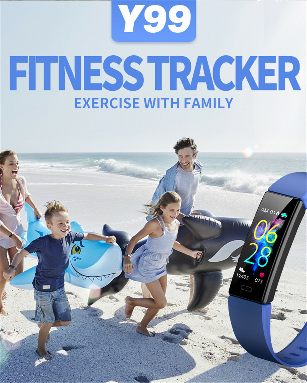 Smart Watch Sport Fitness Tracker Bluetooth Bracelet Message Call Reminder