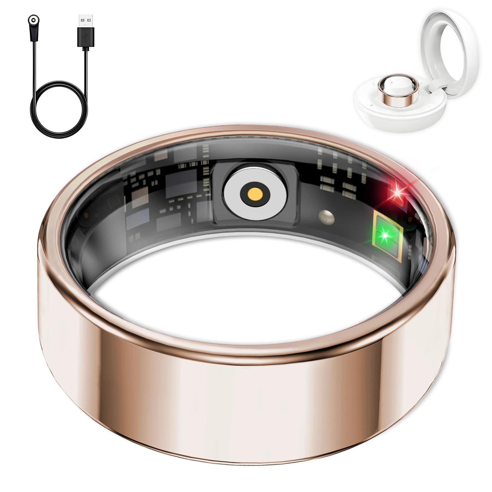 Smart Ring Sleep Tracker, Waterproof Fitness & Health Monitor, Heart Rate, #10