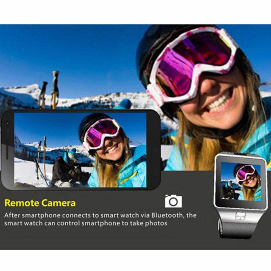 A1 DZ09 Bluetooth Smart Watch Camera SIM Slot For HTC Samsung Android Phone