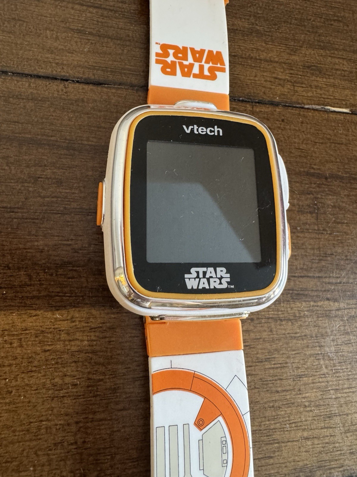 Rare VTECH Star Wars White Orange Smartwatch D5
