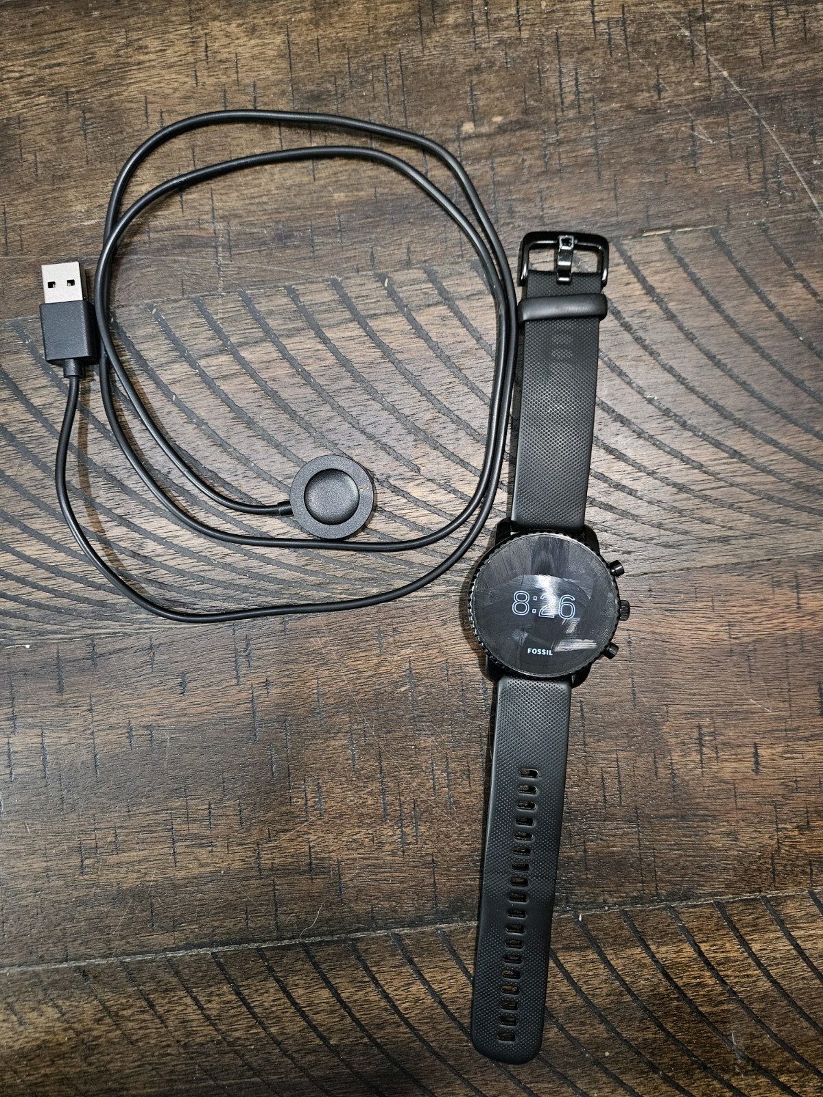 Fossil Explorist Gen 4 DW6F1 Stainless Steel & Silicone Touchscreen Smartwatch