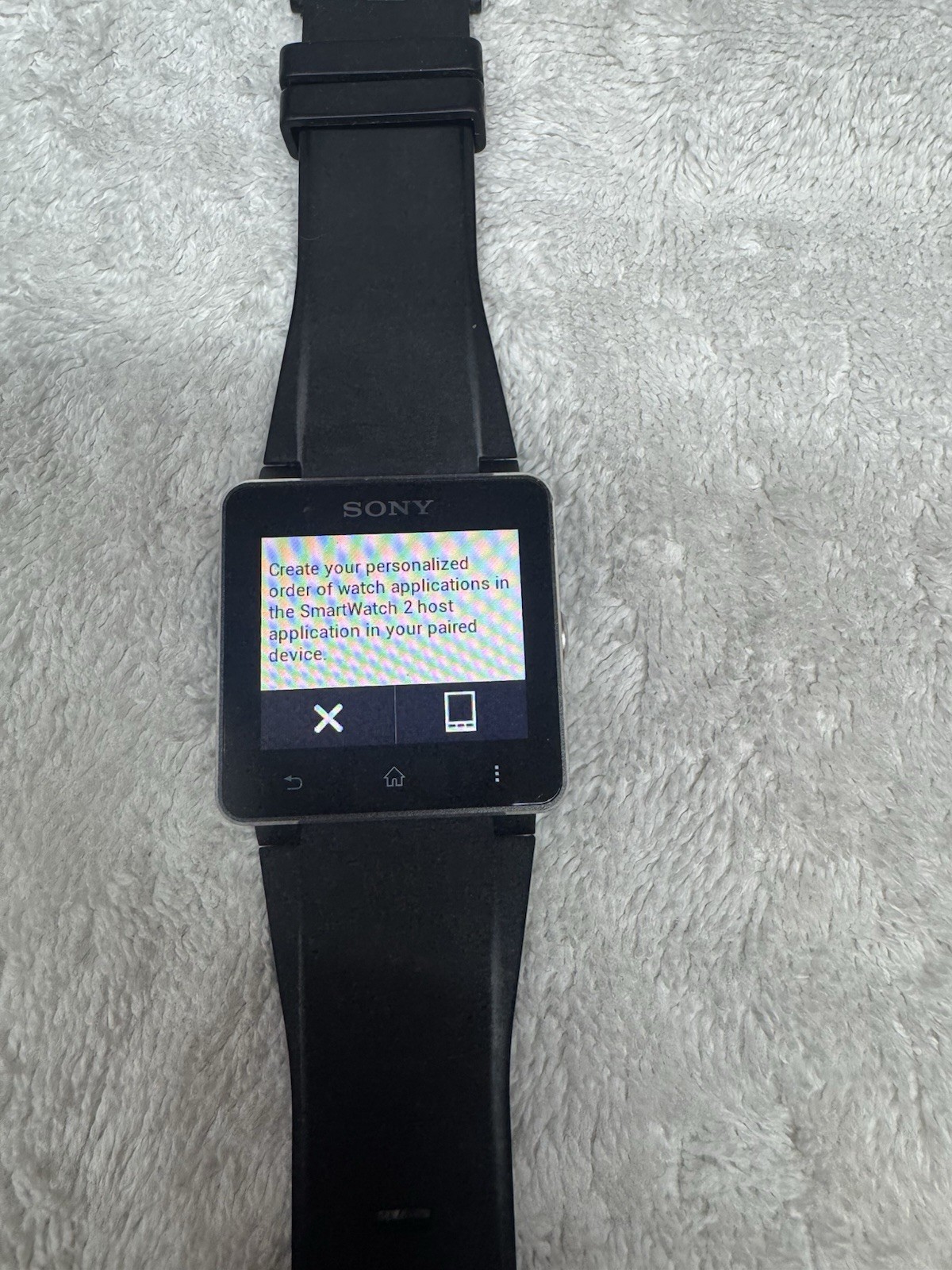 Sony Smart Watch SW2 For Android Bluetooth with Charging Cord