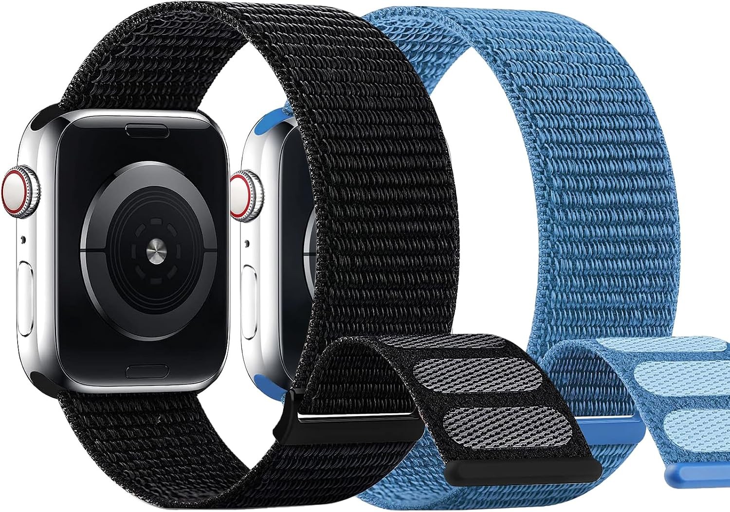 Nylon Strap Compatible with Apple Watch Series 9 8 7 Small Wrist