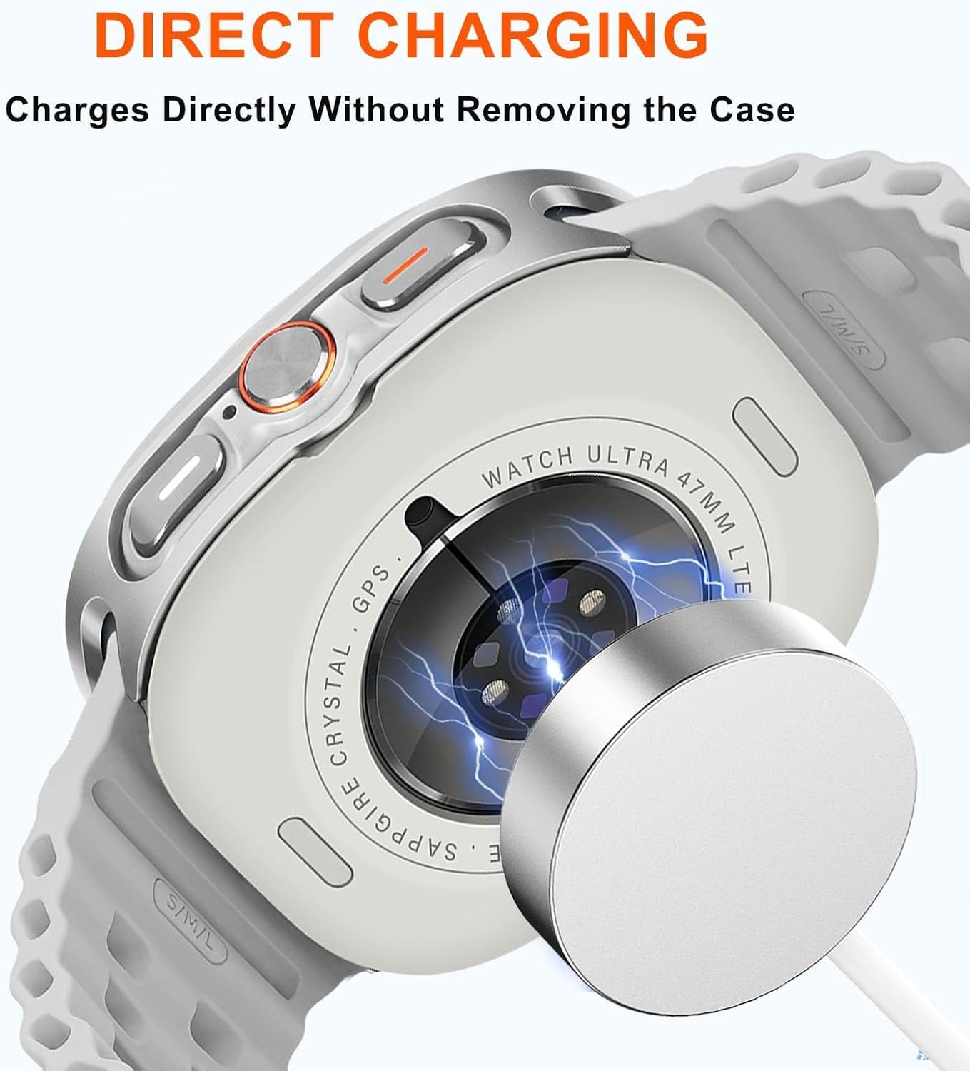 Stainless Steel Case For Samsung Galaxy Watch Ultra 47mm Rugged Bumper Cover