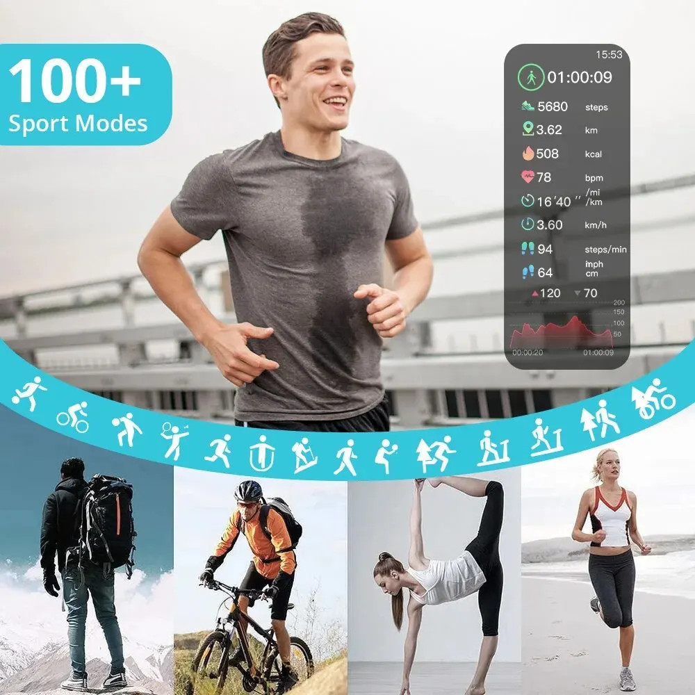 COLMI P73 1.9″ Bluetooth Call Smartwatch For Xiaomi Android IOS, IP68 Watch