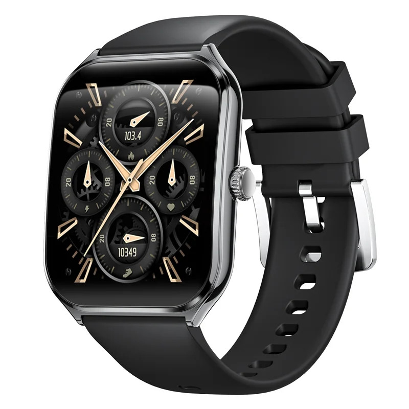 Fashion Smart Watch Ultra-Slim 1.96Inch Amoled Curved Screen Men BT Calling Heal