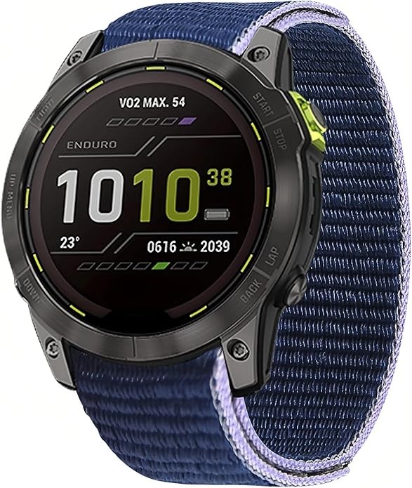 2 Pack Nylon Strap Compatible with Garmin Fenix 8 51mm and Epix Pro Sport Men Wo