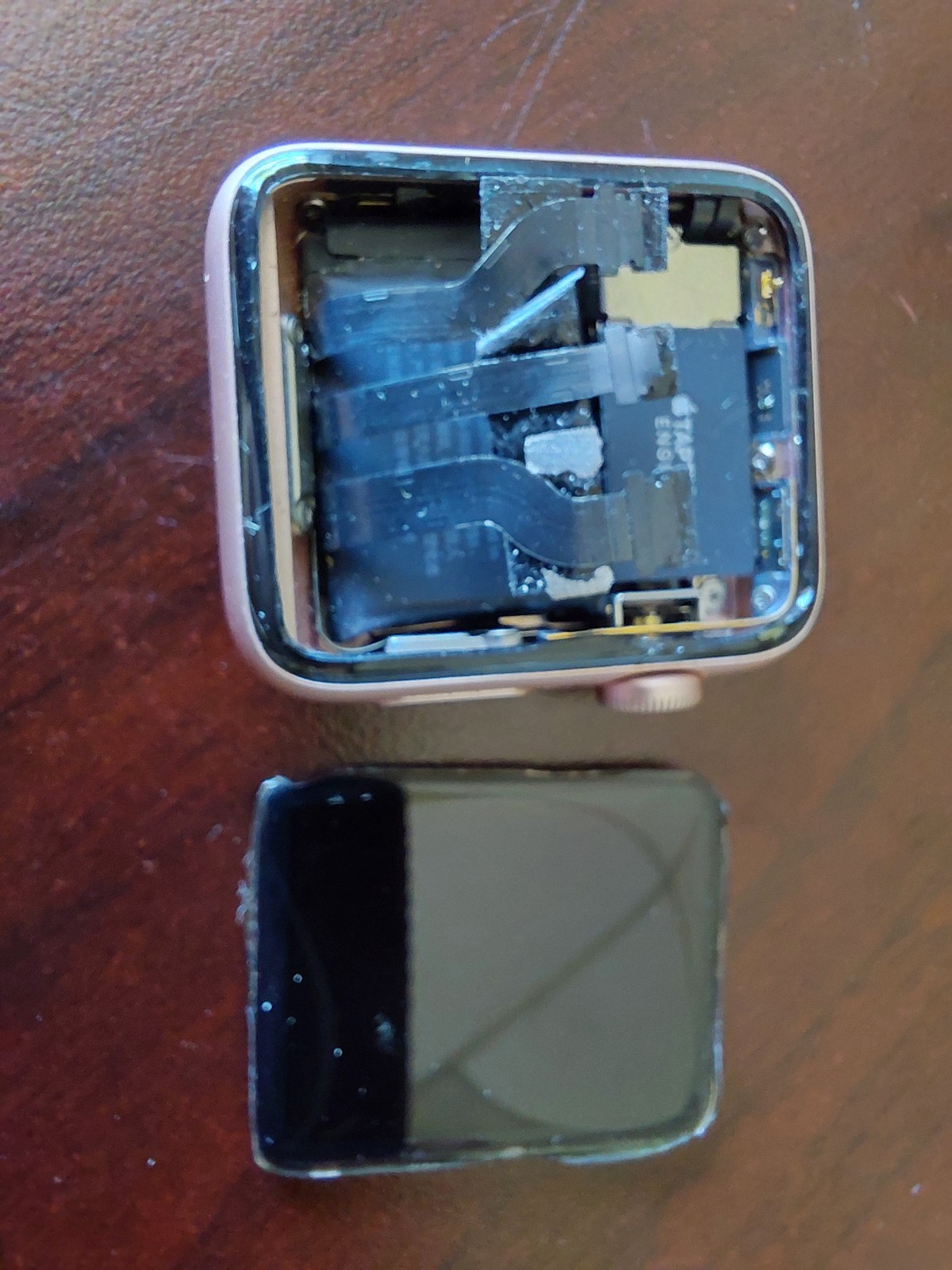 Apple Watch Series 2 42mm Rose Gold GPS Parts or Repair A1758