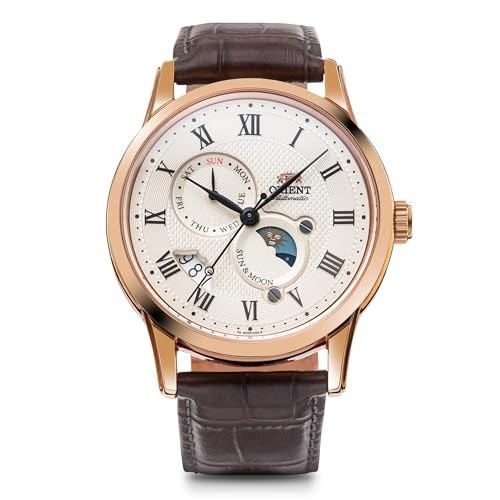ORIENT Sun & Moon RN-AK0001S Automatic Men’s Watch White Dial Japan