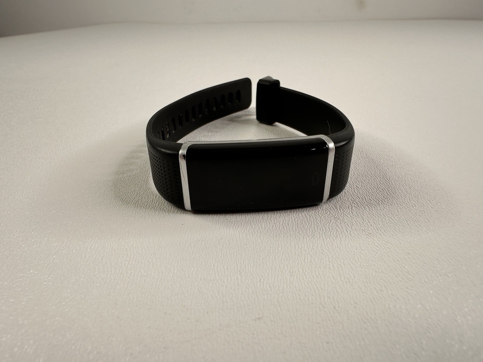 LETS COM Black Smart Watch Fitness Tracker Steps Heart Rate