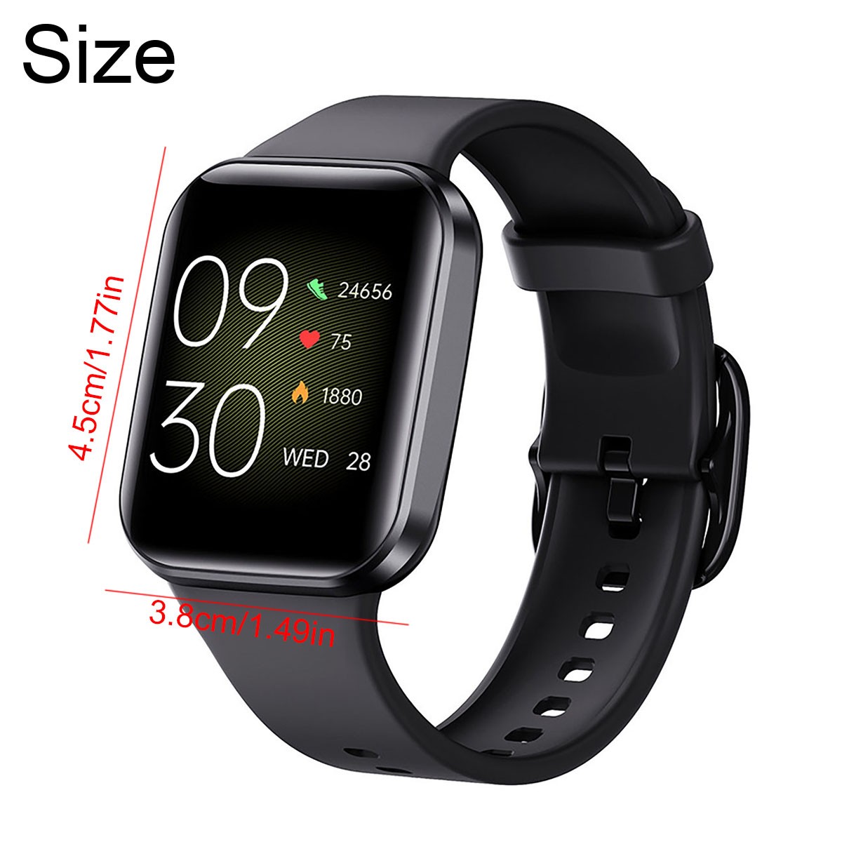 Fitness Tracker with 25 Sports Modes 7-Day Battery Magnetic Charging Smartwatch