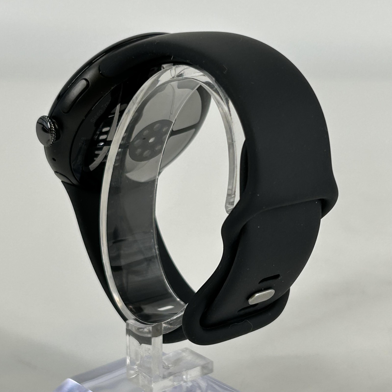 Google Pixel Watch 4 45mm Matte Black Aluminum w/ Obsidian Sport (GPS) – 9/10