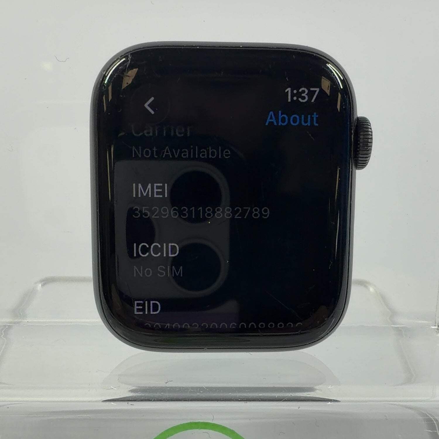 READ Broken GPS Only Apple Watch Series 6 44MM Aluminum Bad Battery Face Only