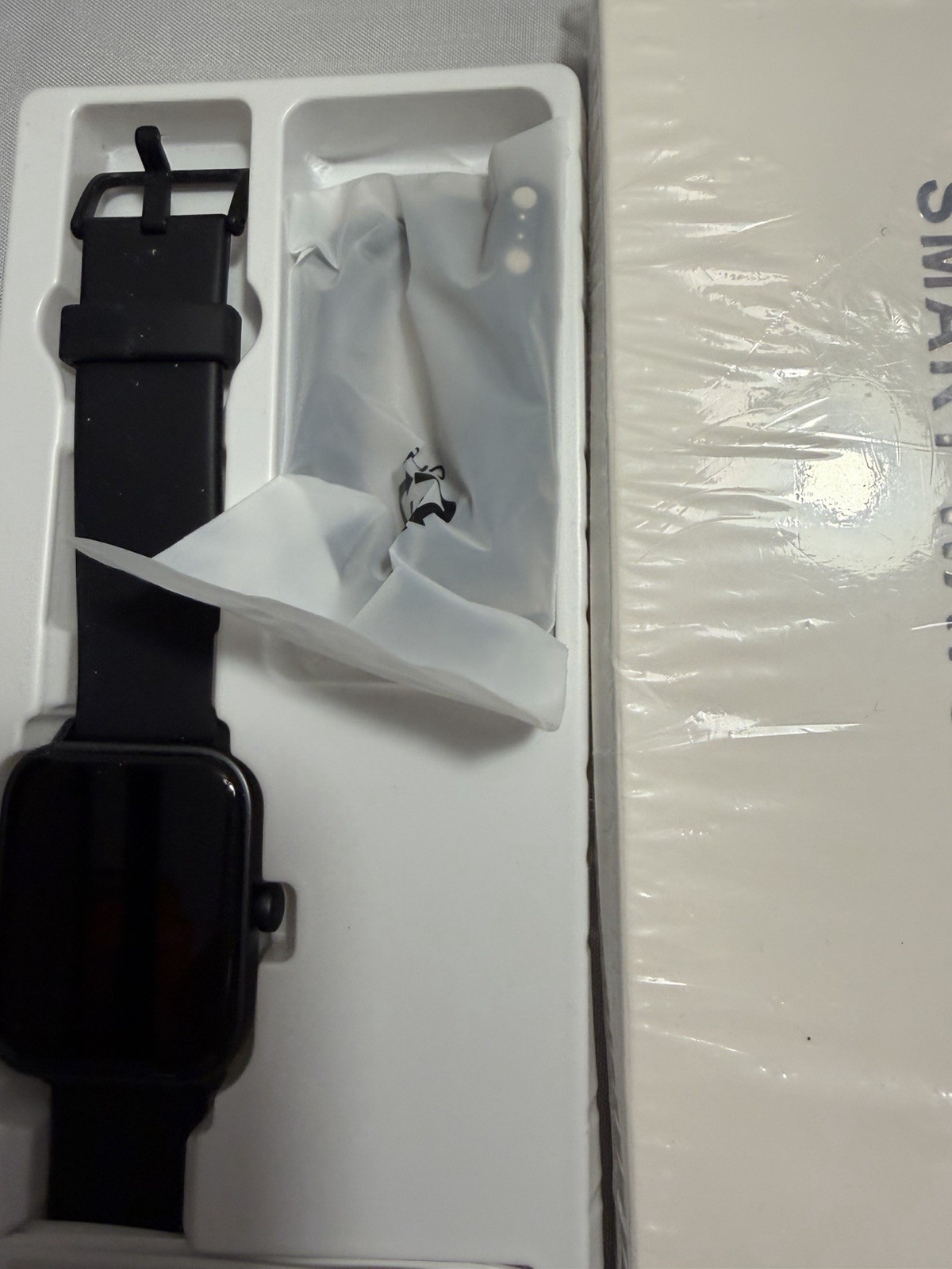 VeryFit IDW19 Smart Watch Black Silicone Band Health & Sports Data Android iOS