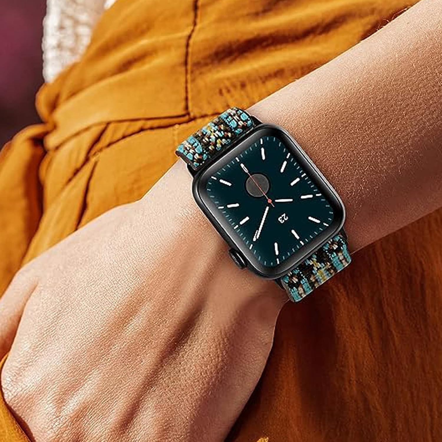 Adjustable Nylon Strap Compatible with MMBX IDW26 Smartwatch 210mm
