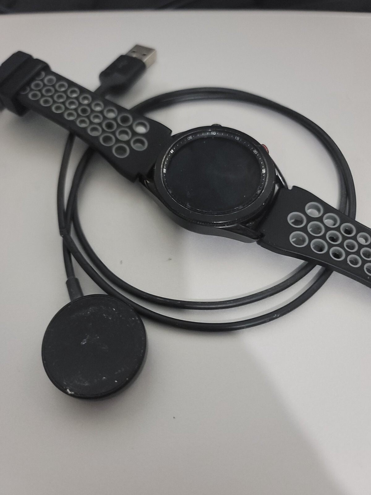 Samsung Galaxy Watch 3 45mm R845U GPS LTE Mystic Black – Small Dot